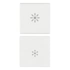 VIMAR SPA - VIW19751.3.B DUE MEZZI TASTI 1M DIMMER BIANCO