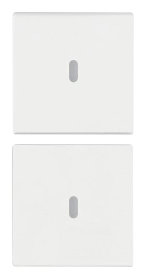 VIMAR SPA - VIW19751.B Due mezzi tasti 1M neutro pers. bianco