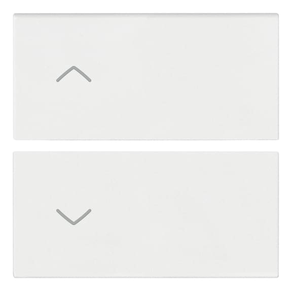 VIMAR SPA - VIW19752.2.B DUE MEZZI TASTI 2M SIMBOLI FRECCE BIANCO