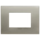 VIMAR SPA - VIW19953.08 PLACCA ARKE FIT 3M ACCIAIO SPAZZOLATO