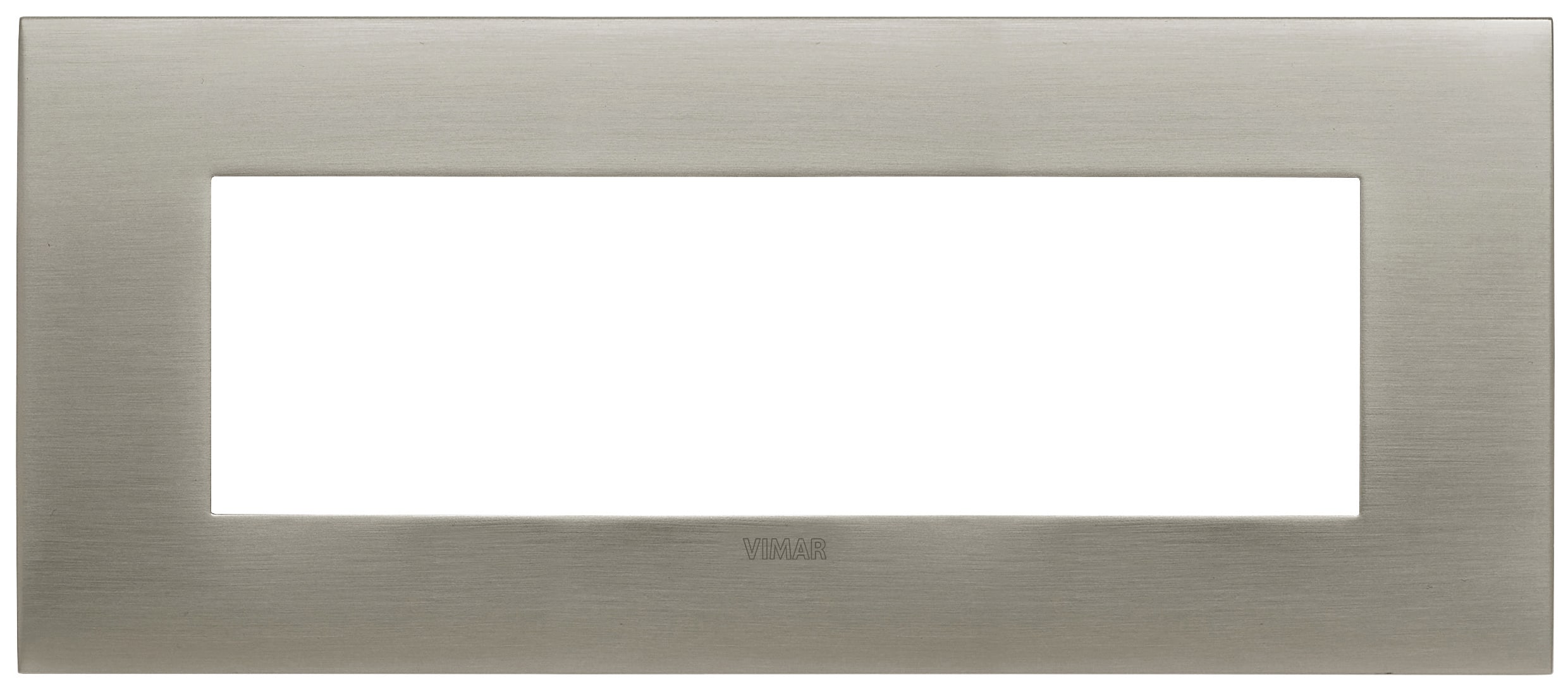 VIMAR SPA - VIW19957.08 PLACCA FIT 7M ACCIAIO SPAZZOLATO
