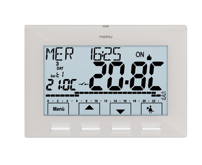 PERRY - PER1CRCR029B CRONOT. MENU 4 TASTI 230V BIANCO