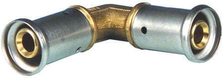 HENCO - CAPPELLOTTO - CPL1P2626 GOMITO IN OTTONE 26X26