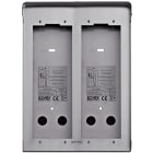 VIMAR SPA - VIW1E22 SCATOLA DA PARETE 2 PLACCHE 2M ACCIAIO