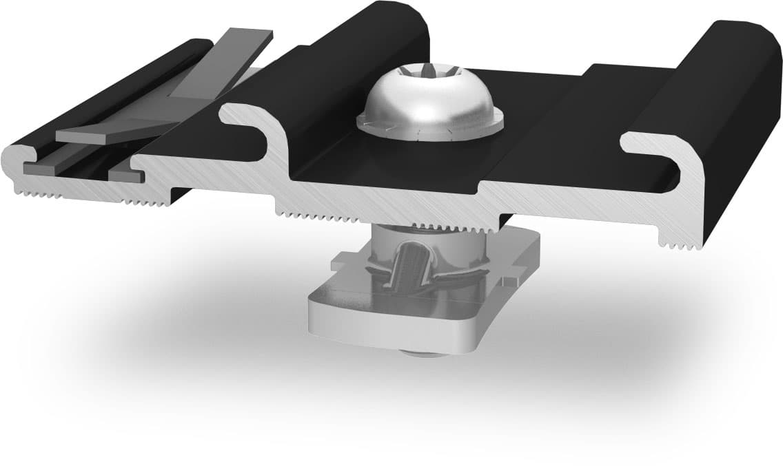 K2 - SYSTEMS GMBH - K2S2002763 InsertionRail CrossConnector Black