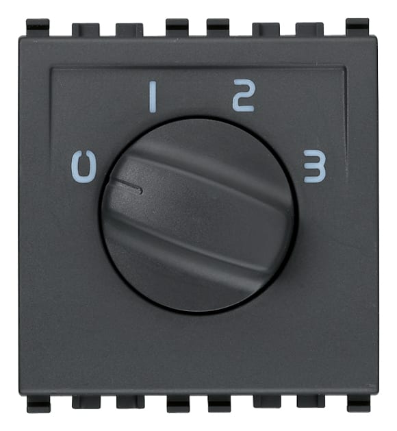 VIMAR SPA - VIW20096 COMMUTATORE ROTATIVO 1P 6(3)A GRIGIO
