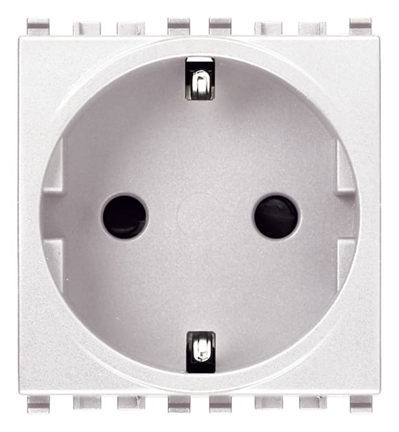 VIMAR SPA - VIW20208.B PRESA SICURY 2P+T 16A TEDESCO BIANCO