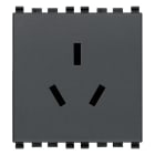 VIMAR SPA - VIW20254 PRESA SICURY 2P+T 16A CINESE GRIGIO