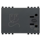 VIMAR SPA - VIW20290 PRESA PER RASOIO 230V GRIGIO