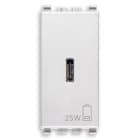 VIMAR SPA - VIW20292.C.25.B ALIMENTATORE USB C PD 25W BIANCO