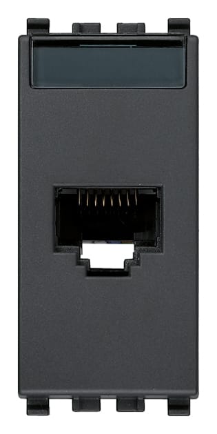 VIMAR SPA - VIW20339.15 Presa RJ45 Netsafe Cat6A UTP grigio