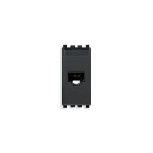 VIMAR SPA - VIW20339.4 Presa RJ45 Netsafe Cat5e UTP 110 grigio