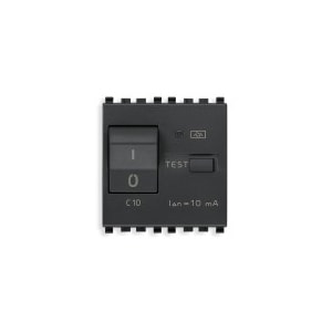 VIMAR SPA - VIW20411.10 INTERRUTTORE MTDIFF.1P+N C10 10MA GRIGIO