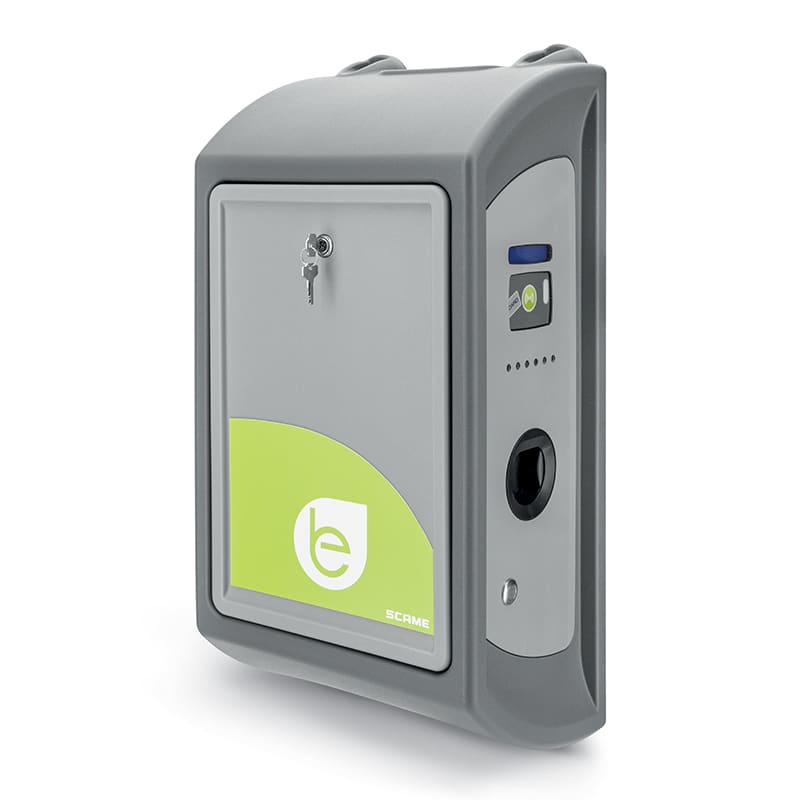 SCAME PARRE SPA - SCA204.WD21B-T23A WALL BOX CON 2 PRESE CON BLOCCO