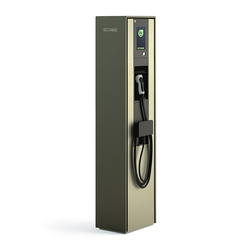 SCAME PARRE SPA - SCA205.B59-UU COLONNINA BE-B 2 CONN+CAVO T2 22KW