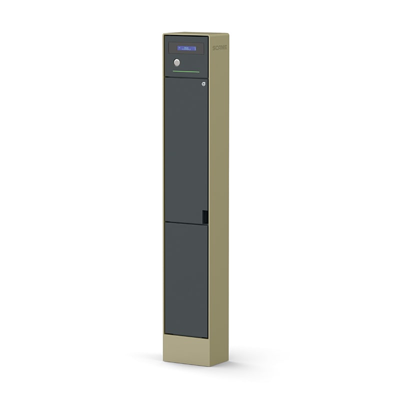 SCAME PARRE SPA - SCA205.KB50-K COLONNINA BE-K TEDESCA 3,7KW RFID-NET