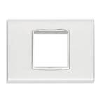 VIMAR SPA - VIW20652.B41 PLACCA CLASSIC 2M CENTR REFLEX GHIACCIO