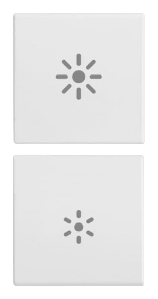 VIMAR SPA - VIW20751.3.B DUE MEZZI TASTI 1M DIMMER BIANCO