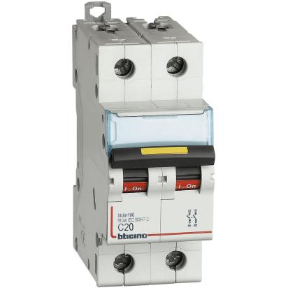 BTICINO - BTIFT82D20 BTDIN160 - MAGNETOT 2P CURVA D 20A 16KA