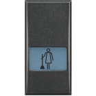 BTICINO - BTIHS4921MR AXOLUTE - COPRITASTO+ MAKE UP ROOM 1M AN