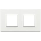 VIMAR SPA - VIW21643.17 PLACCA 4M (2+2) INT71 BIANCO TOTALE