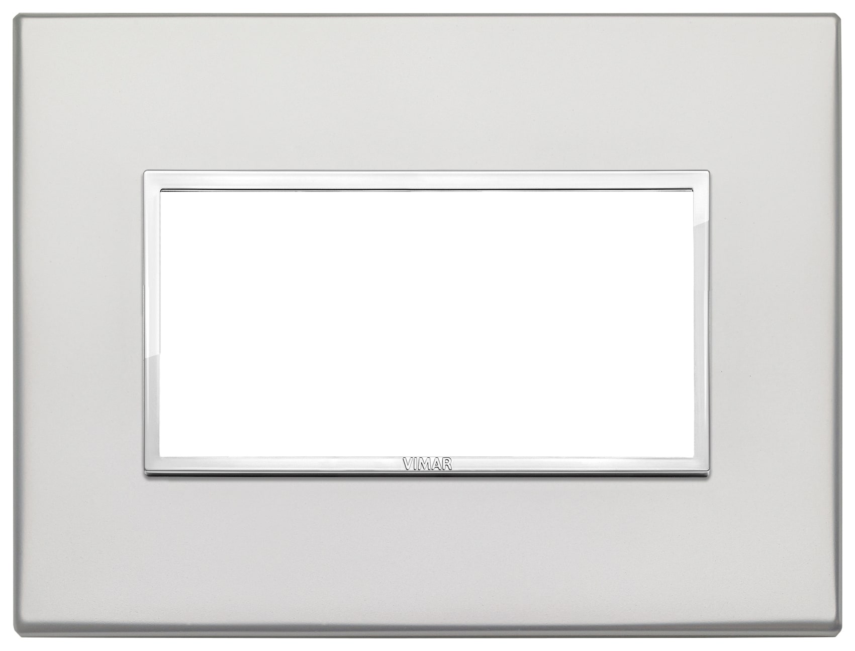 VIMAR SPA - VIW21654.07.01 PLACCA 4M ARGENTO