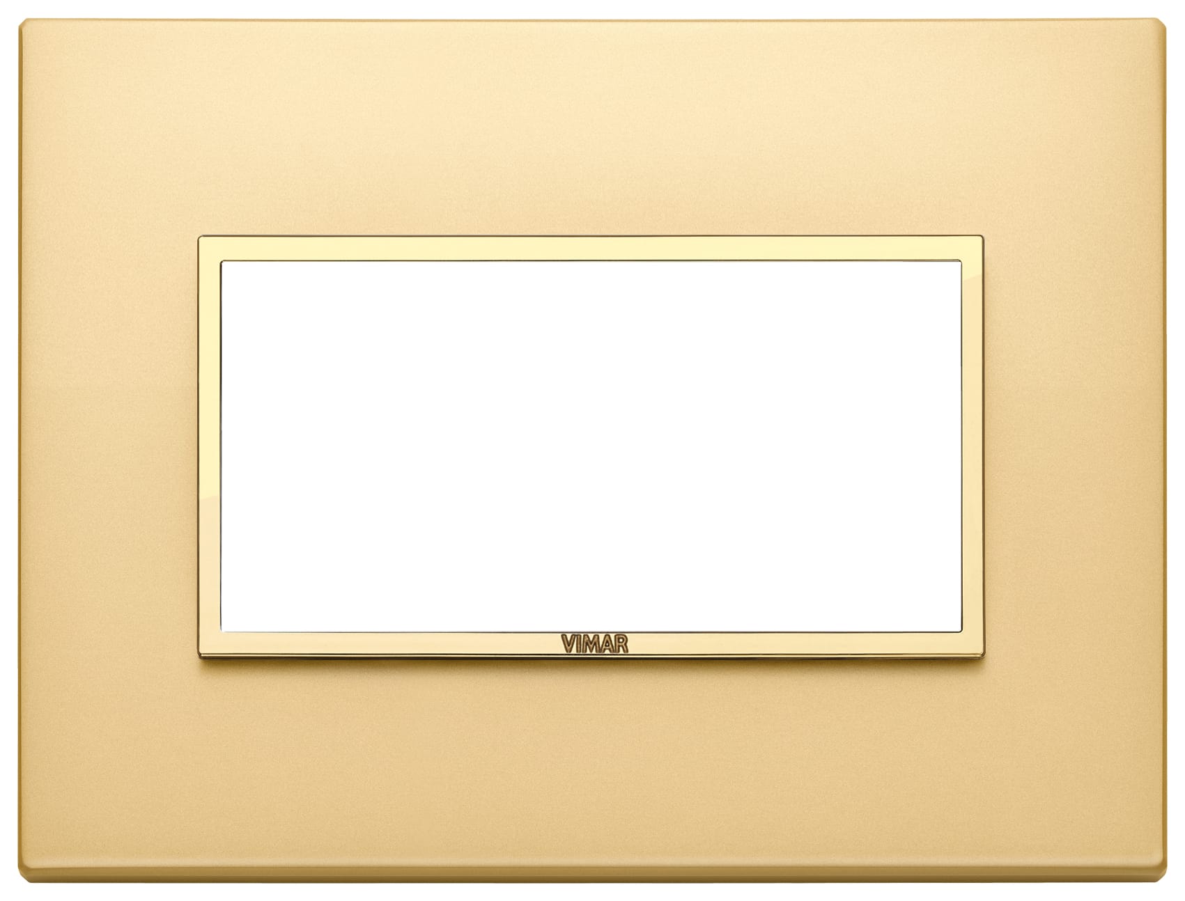 VIMAR SPA - VIW21654.G10 PLACCA 4M ORO TOTALE SATINATO