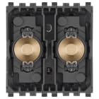 VIMAR SPA - VIW22482.88 Comando domotico Vintage 2Leve2M orosat.