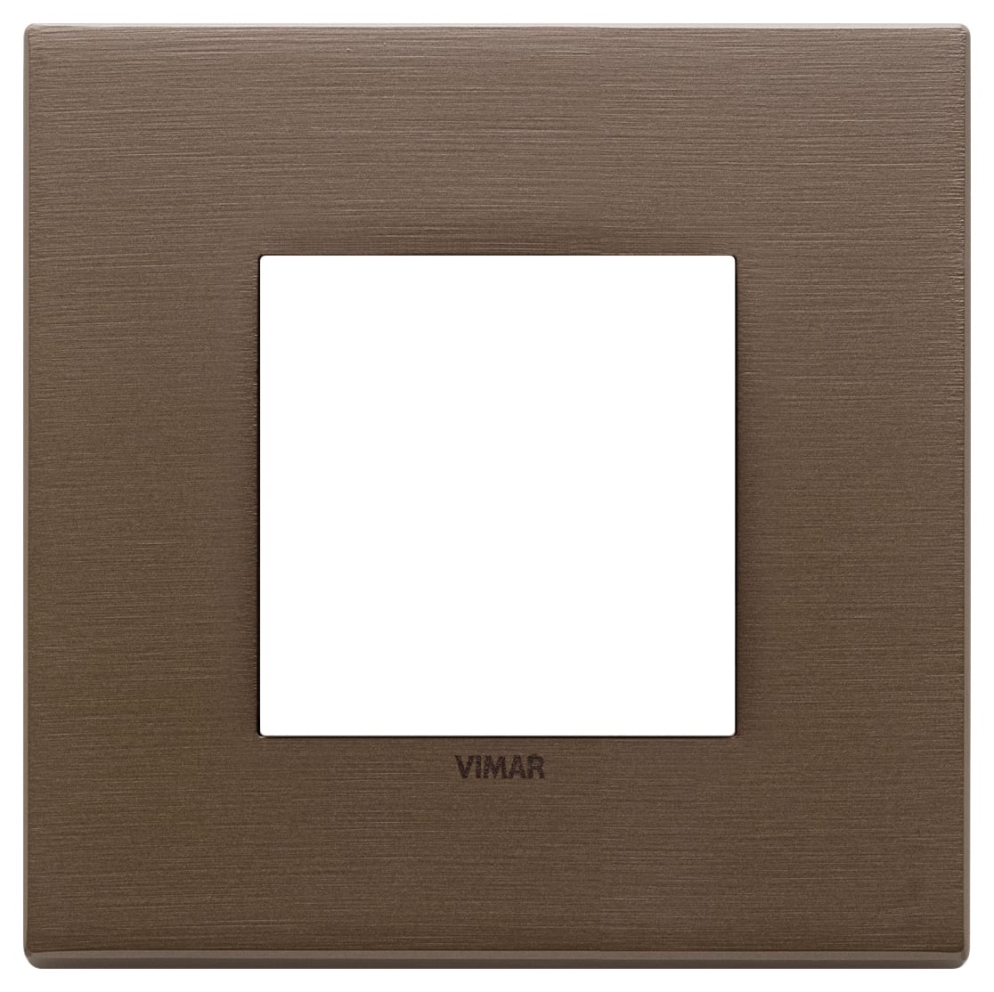 VIMAR SPA - VIW22642.12 PLACCA 2M BRONZO SCURO SPAZZOLATO
