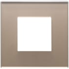 VIMAR SPA - VIW22642.77 PLACCA 2M OPALE BRUNO