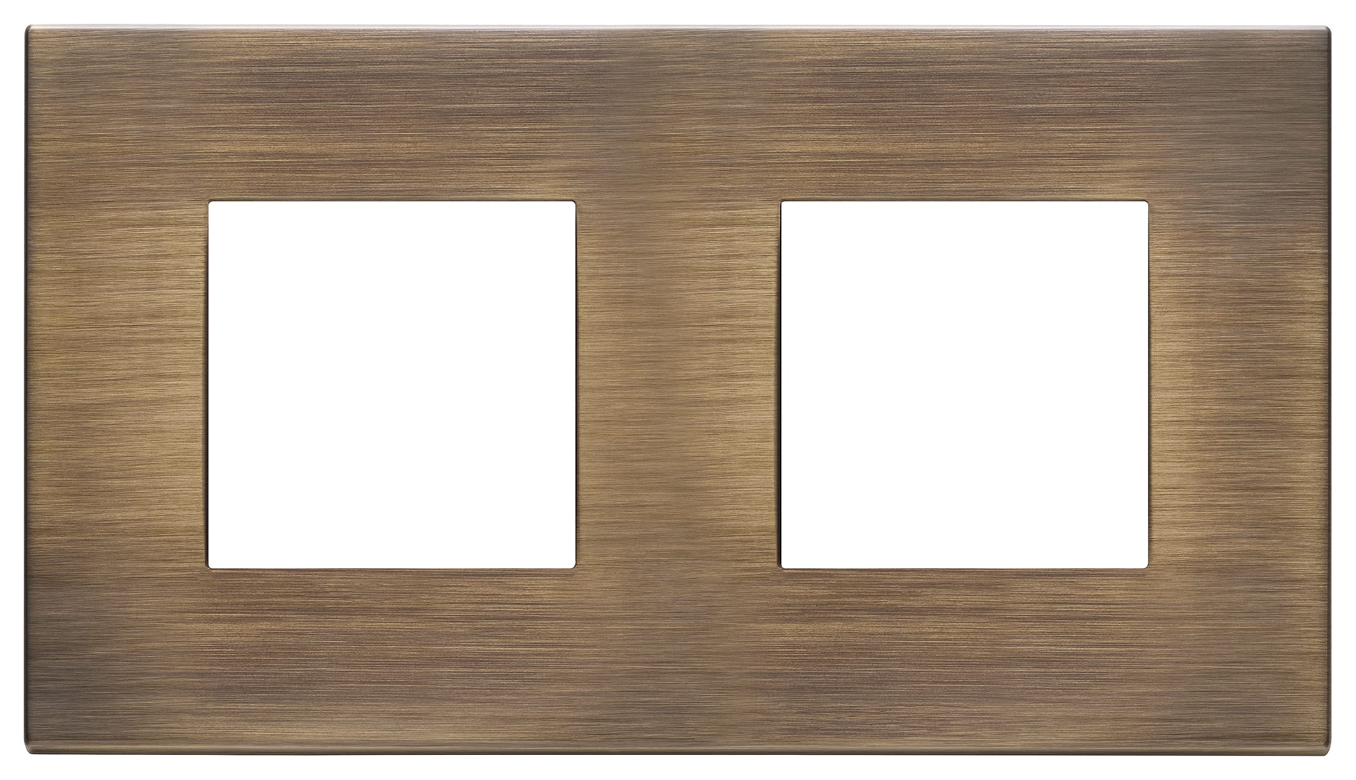 VIMAR SPA - VIW22643.87 PLACCA 4M (2+2)INT71 BRONZO ANTICO