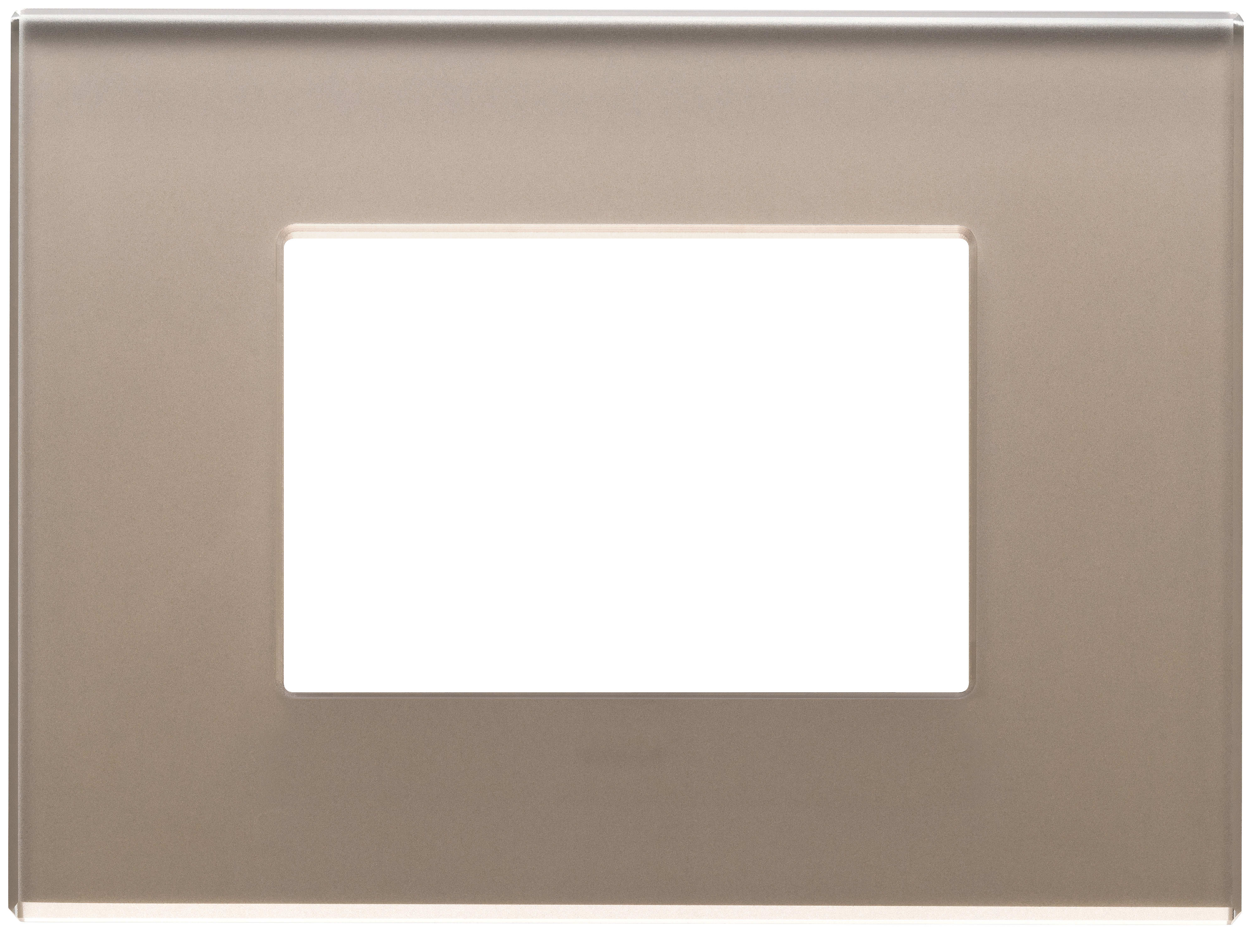 VIMAR SPA - VIW22653.77 PLACCA 3M OPALE BRUNO