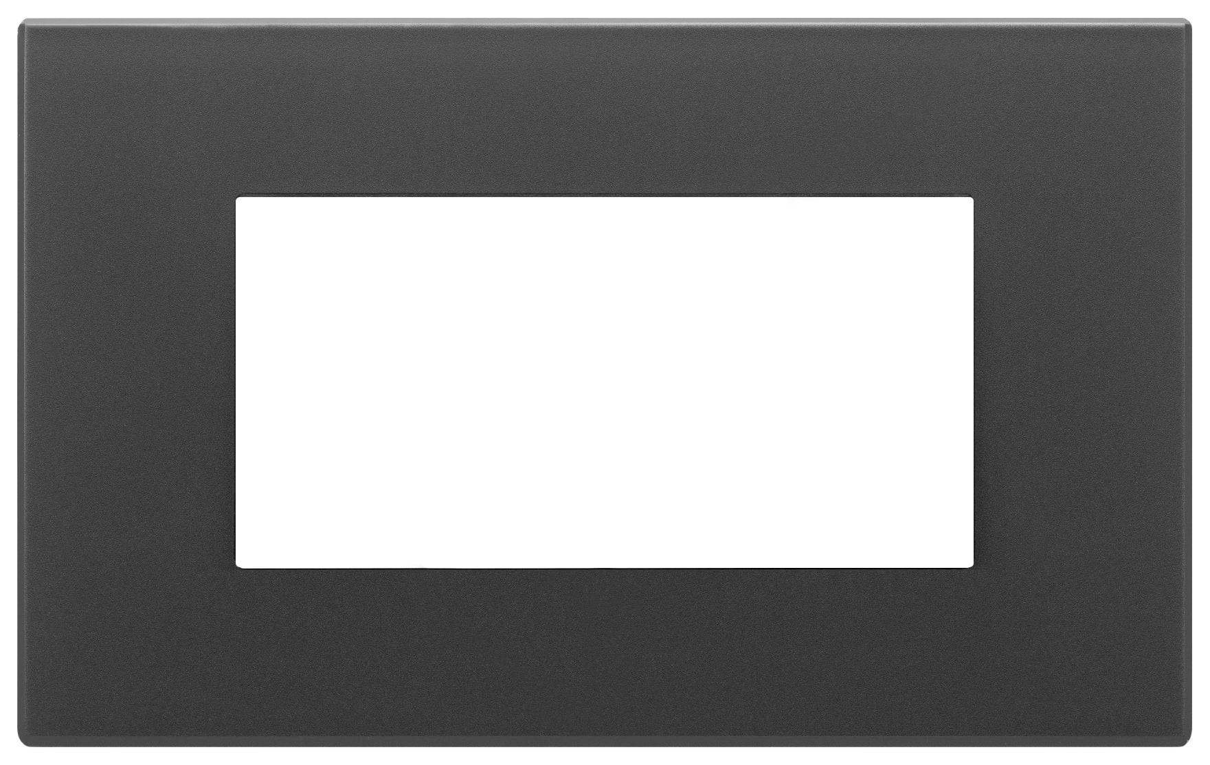 VIMAR SPA - VIW22654.73 Placca 4M nero satinato