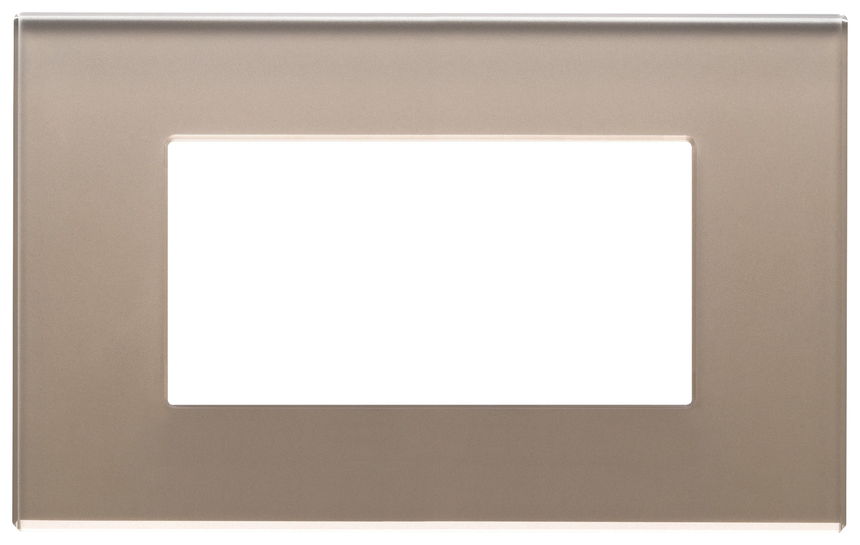 VIMAR SPA - VIW22654.77 PLACCA 4M OPALE BRUNO