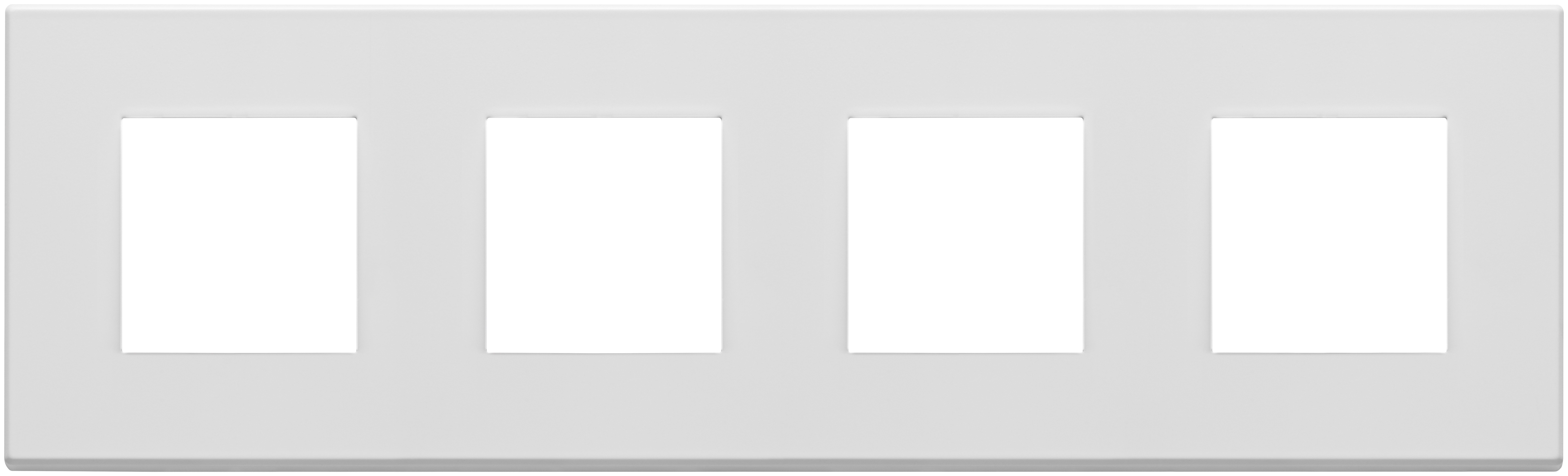 VIMAR SPA - VIW22669.01 PLACCA 8M (2+2+2+2)INT71 BIANCO MATT