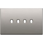 VIMAR SPA - VIW22674.4.11 PLACCA 4MX4 VINTAGE NICHEL SPAZZOLATO