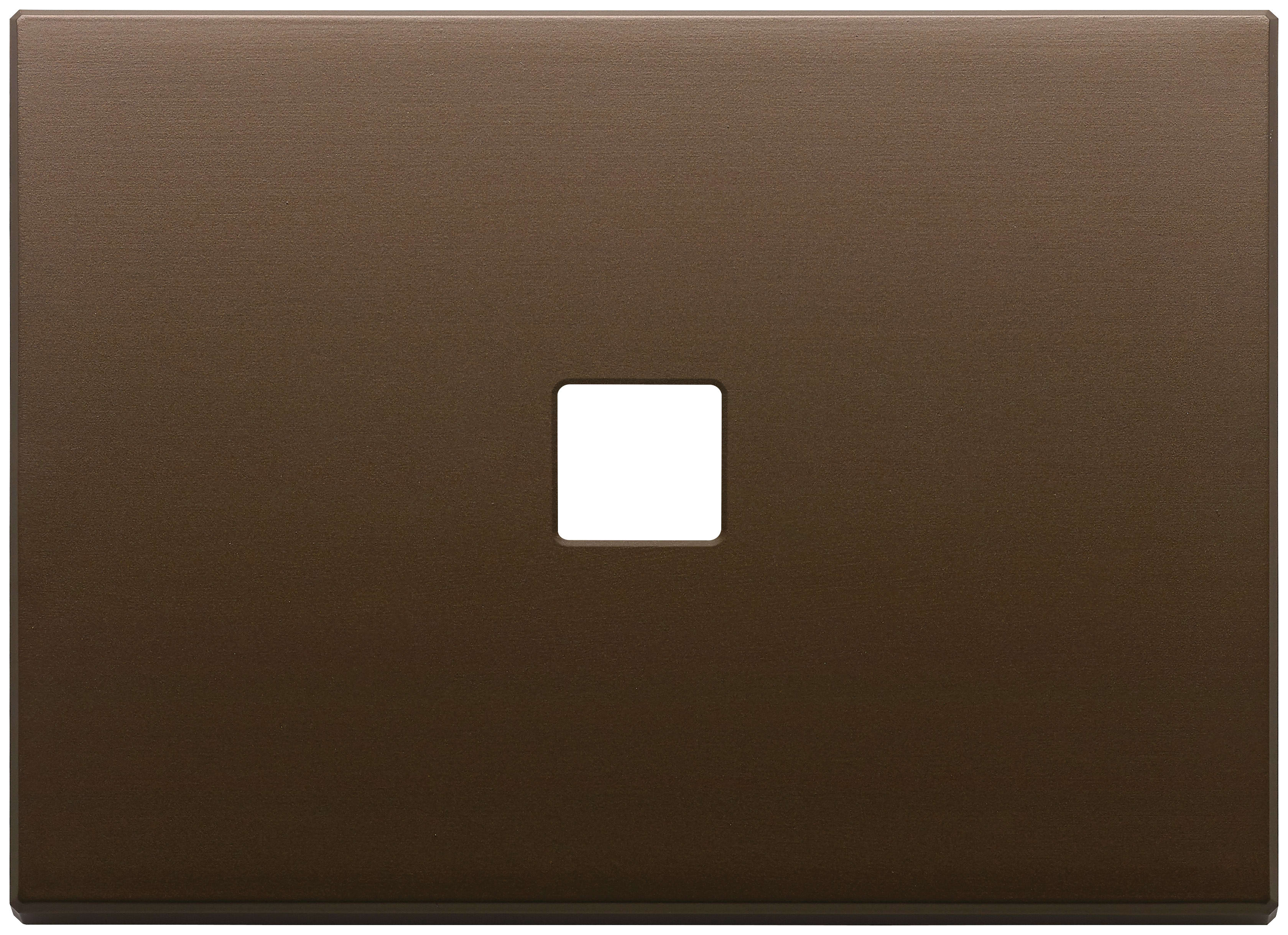 VIMAR SPA - VIW22683.1.12 PLACCA 3MX1 FLAT BRONZO SCURO SPAZZ.