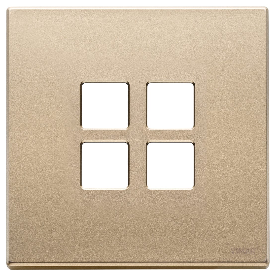 VIMAR SPA - VIW22692.88 PLACCA 2MX4 FLAT ORO SATINATO