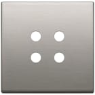 VIMAR SPA - VIW22692.RN.11 PLACCA 2MX4 TONDO NICHEL SPAZZOLATO