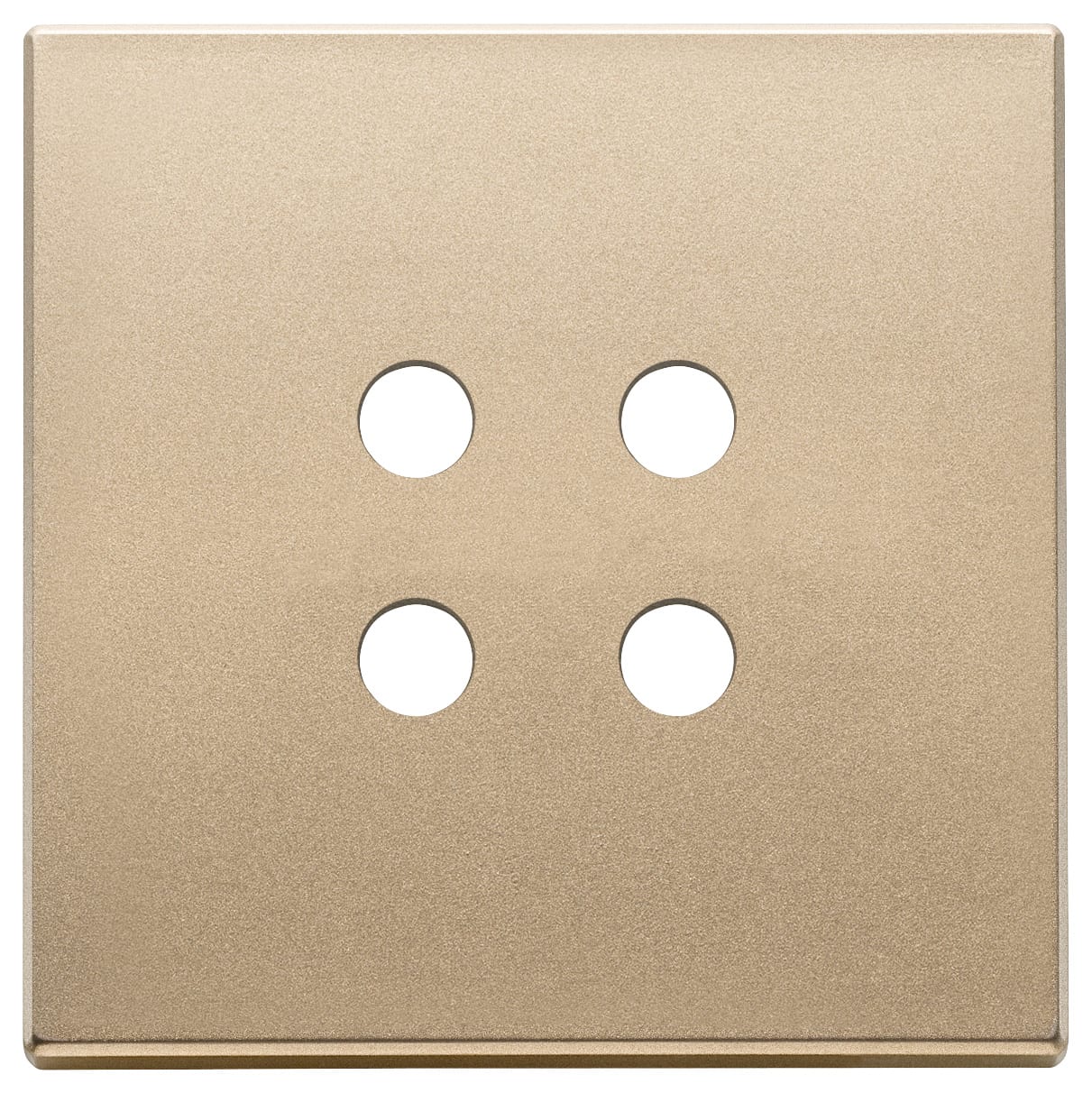 VIMAR SPA - VIW22692.RN.88 PLACCA 2MX4 TONDO ORO SATINATO