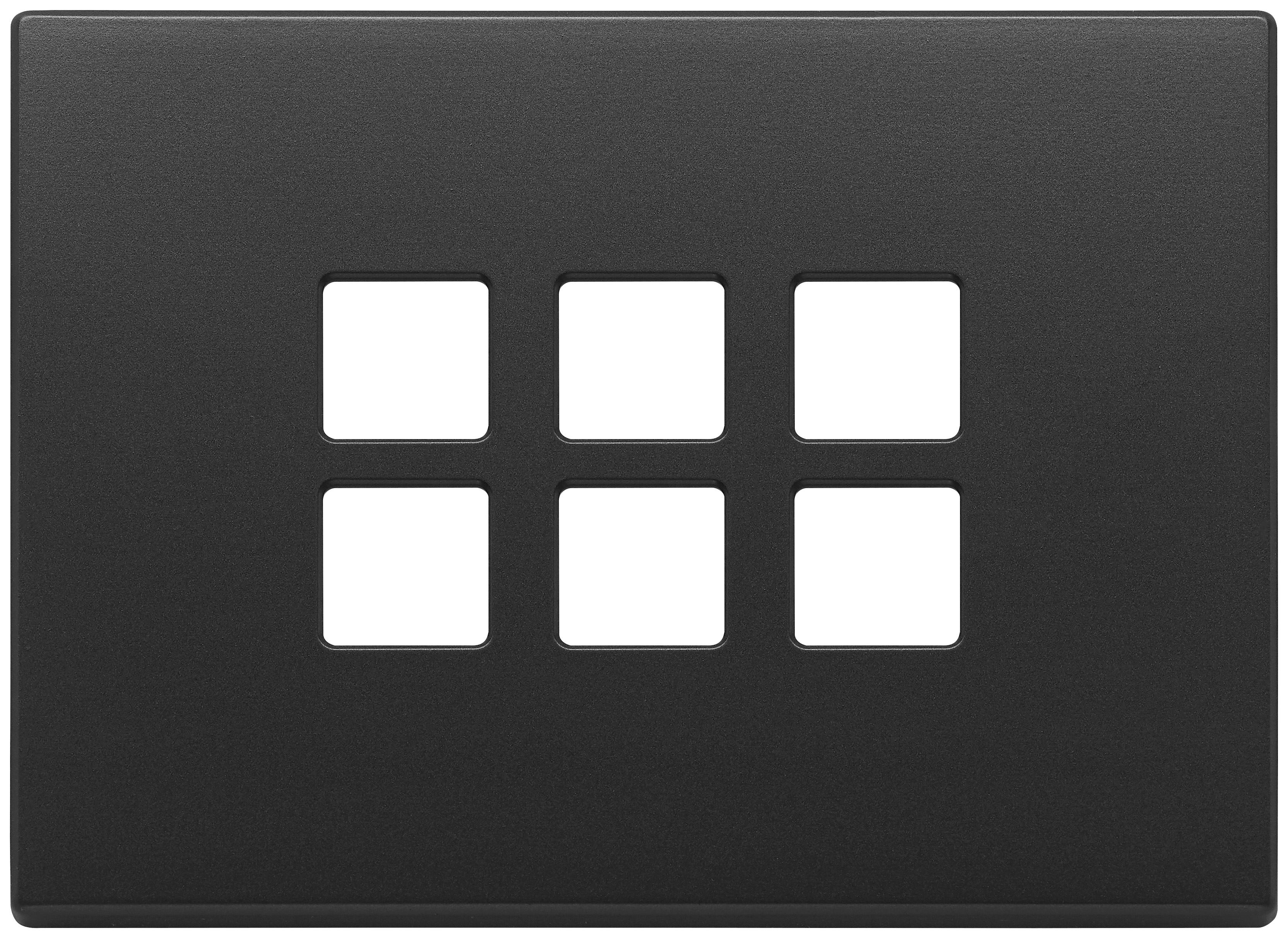 VIMAR SPA - VIW22693.03 PLACCA 3MX6 FLAT GRIGIO ANTRACITE