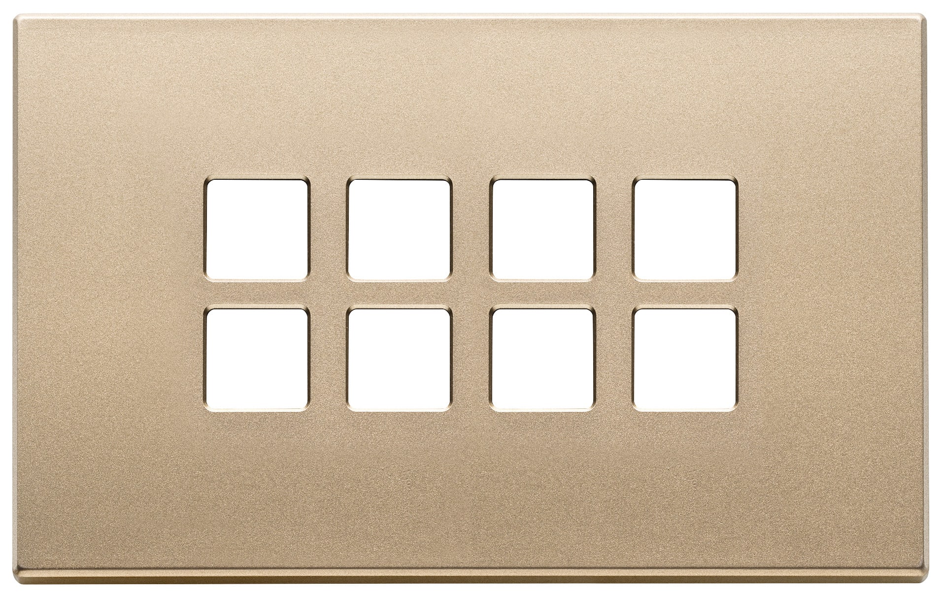 VIMAR SPA - VIW22694.88 PLACCA 4MX8 FLAT ORO SATINATO