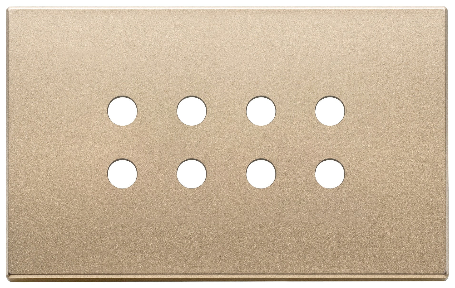 VIMAR SPA - VIW22694.RN.88 PLACCA 4MX8 TONDO ORO SATINATO