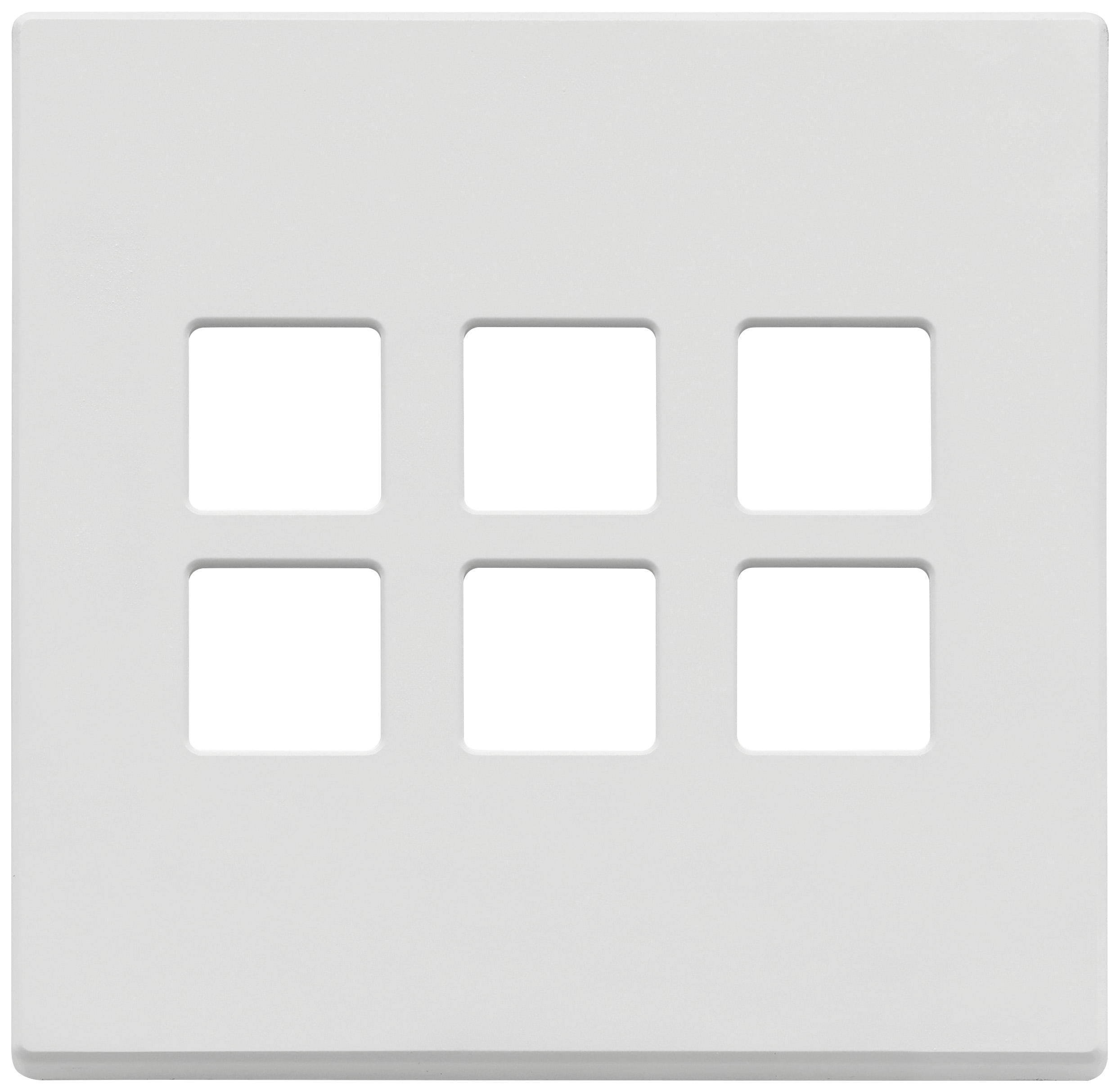 VIMAR SPA - VIW22695.01 PLACCA 3MX6 BS FLAT BIANCO MATT