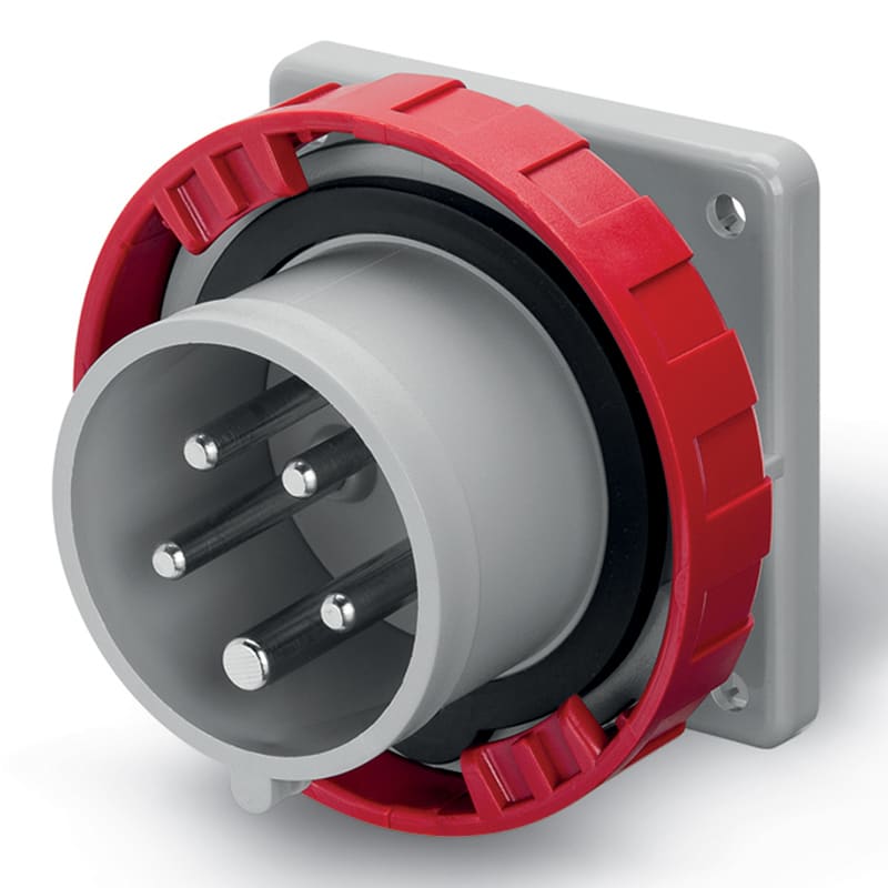 SCAME PARRE SPA - SCA248.3297 SPINA DA INCASSO 32A 3P+N+T 6H 346-415V