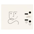 VIMAR SPA - VIW30290.B PRESA PER RASOIO 230V BIANCO