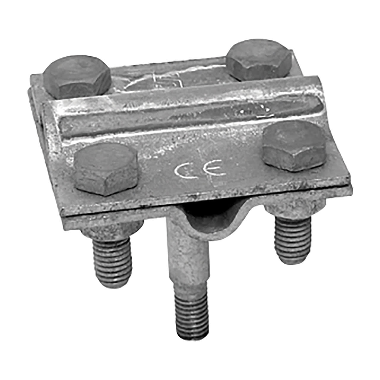 JUPITER SATI - JUP3110781 Morsetto a croce con asta filettata in acciaio  per tondi diam. 8-10 mm  altezza utile 30 mm