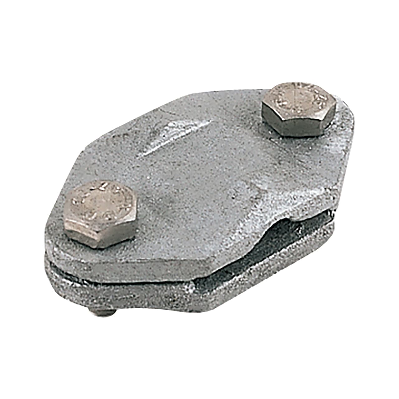 JUPITER SATI - JUP3111412 Morsetto di sezionamento tondo-piatto in zamak per conduttore 8-10 mm e bandella 30x4 mm