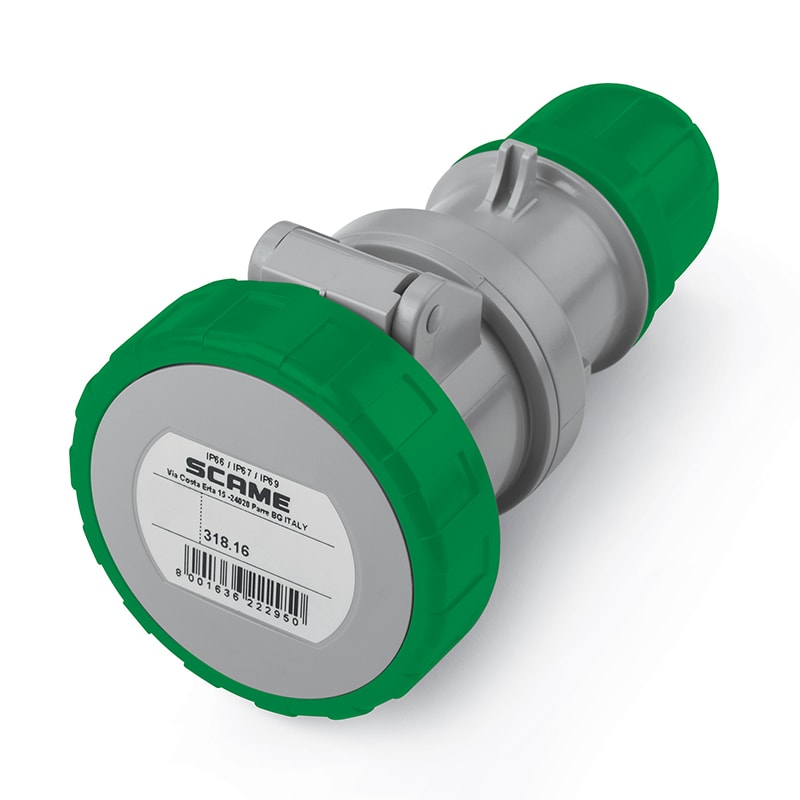 SCAME PARRE SPA - SCA318.16431 PRESA MOBILE 16A 2P+T 10h IP66/IP67/IP69