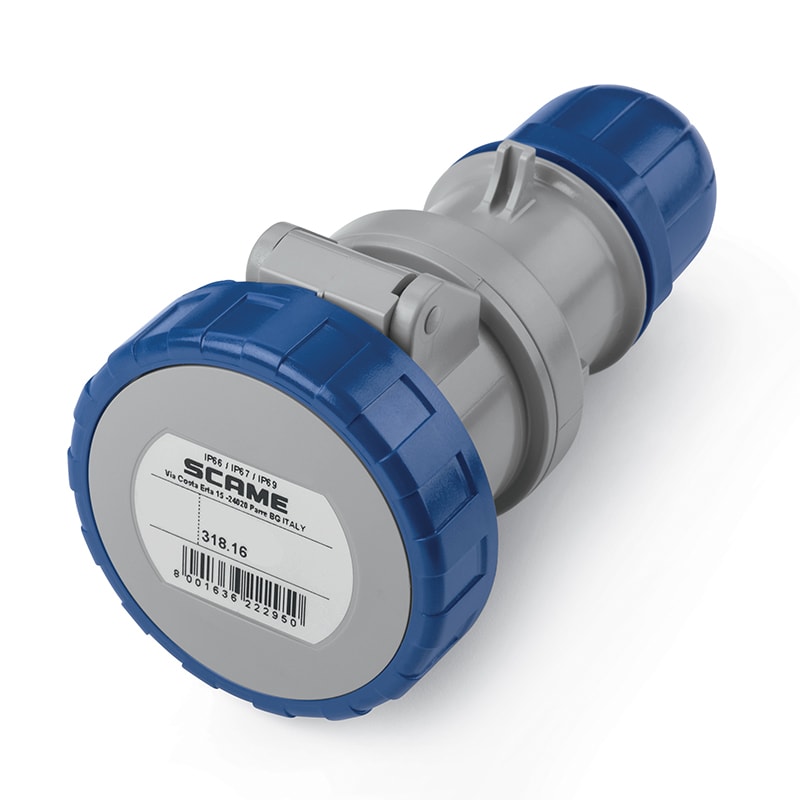SCAME PARRE SPA - SCA318.1643P PRESA MOBILE 16A 2P+T 6H IP66/IP67/IP69
